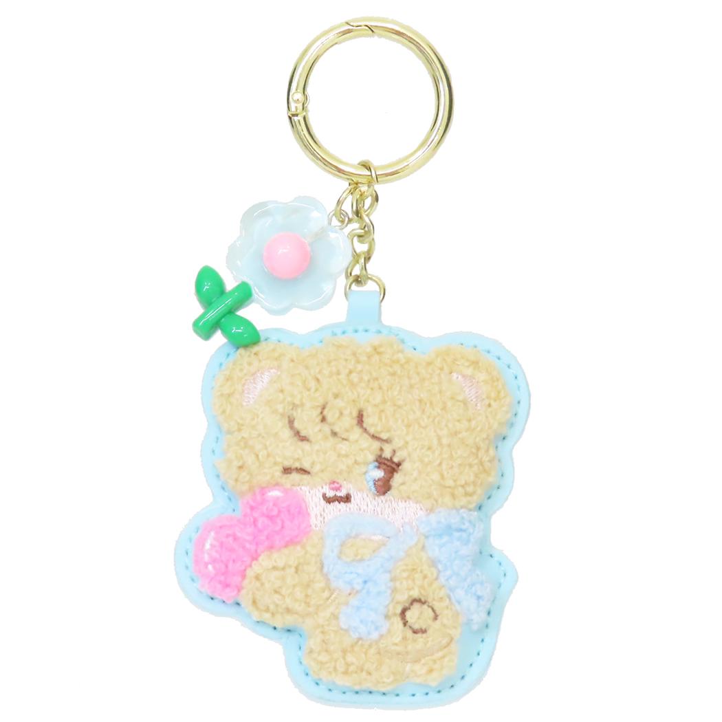 mikko illustrations キーリング ワッペンキーホルダー ラテ マルカ プレゼント キャラクター グッズ メール便可 シネマコレクション