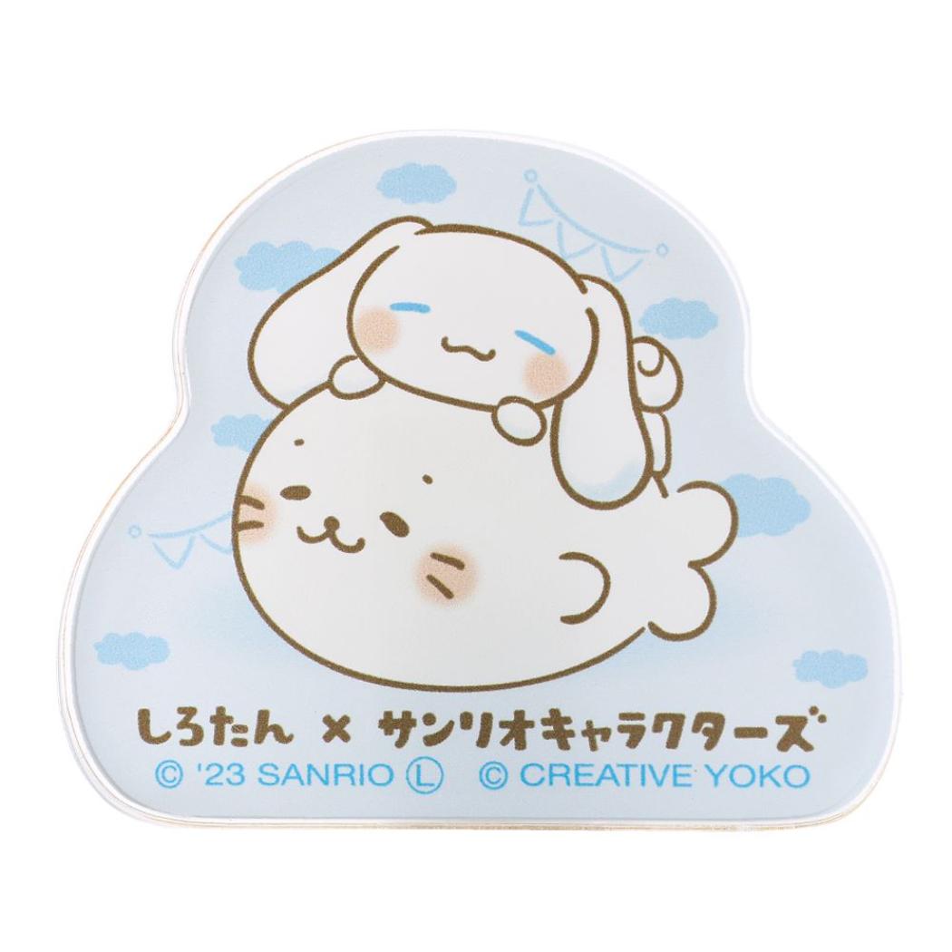 サンリオキャラクターズ クリップ アクリルクリップ シロタン シナモンロール B サンリオ エムプラン かわいい キャラクター グッズ メール便可 シネマコレクション