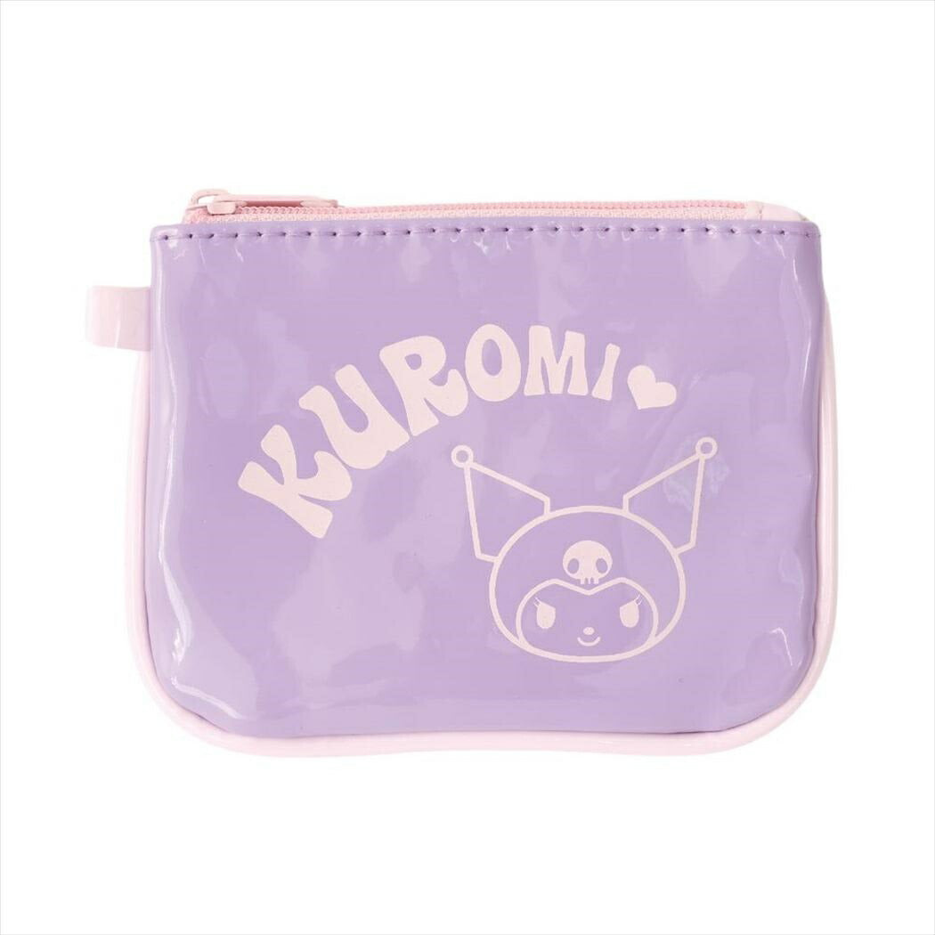 クロミ ミニポーチ エナメルミニポーチ パープル サンリオ エムプラン 小物入れ かわいい キャラクター グッズ メール便可 シネマコレクション