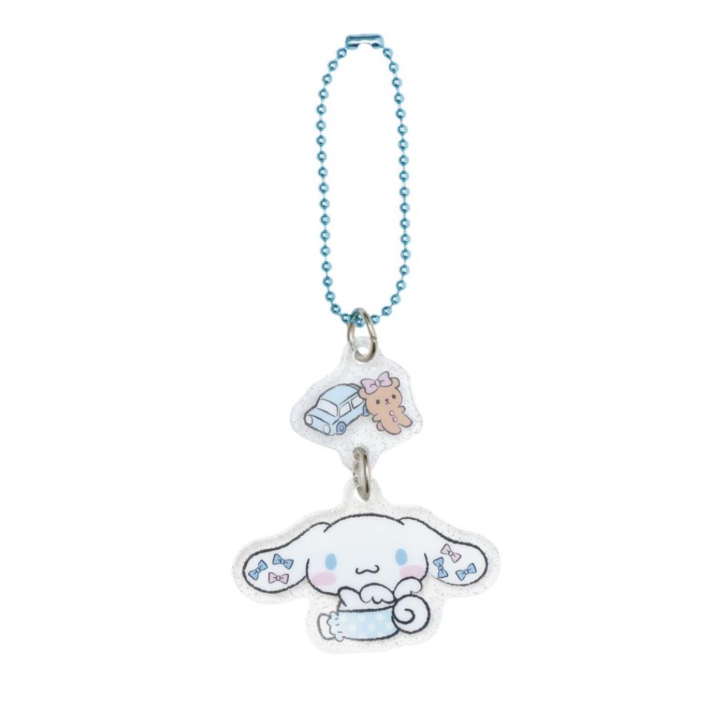 シナモロール キーチェーン アクリルキーホルダー 夜ののんびりタイム CN サンリオ エムプラン アクキー キャラクター グッズ メール便可 シネマコレクション
