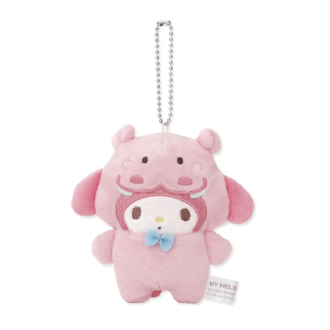 マイメロディ マスコット ぬいマスコットホルダー おかぶりアニマル サンリオ エムプラン ミニぬいぐるみ ボールチェーン キャラクター グッズ シネマコレクション