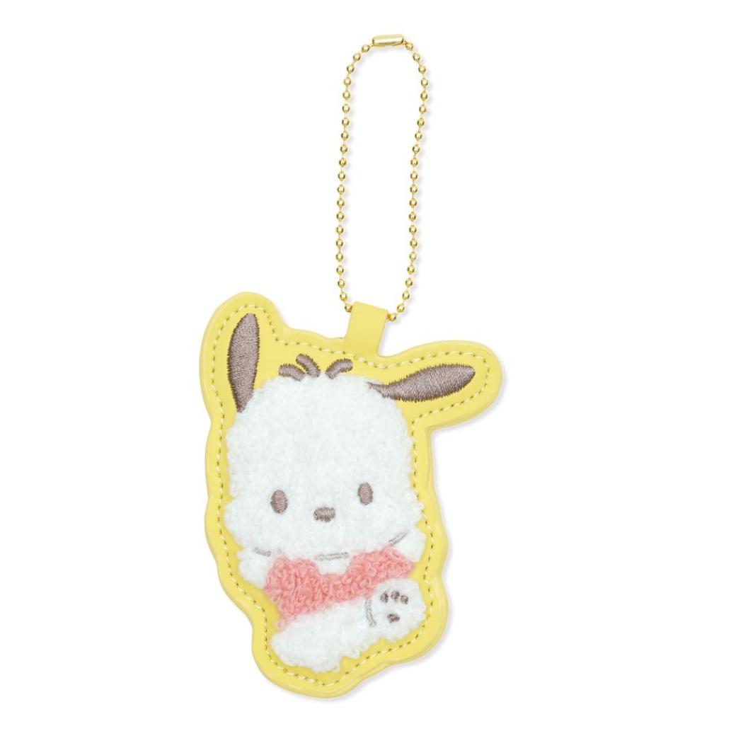 ポチャッコ キーチェーン お名前ホルダー 相良刺繍 サンリオ エムプラン ネームタグ キャラクター グッズ メール便可 シネマコレクション