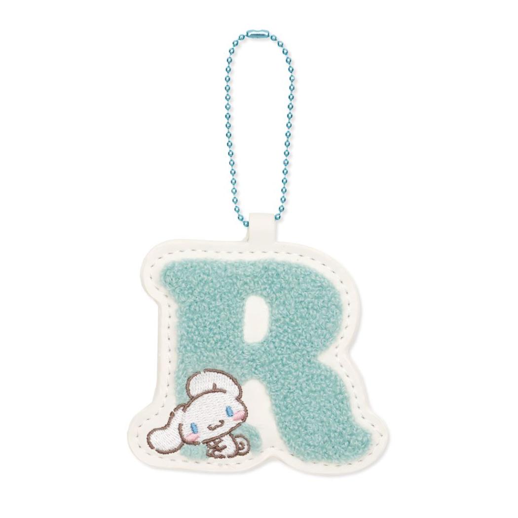 シナモロール キーチェーン イニシャルホルダー 相良刺繍 R サンリオ エムプラン プチギフト キャラクター グッズ メール便可 シネマコレクション