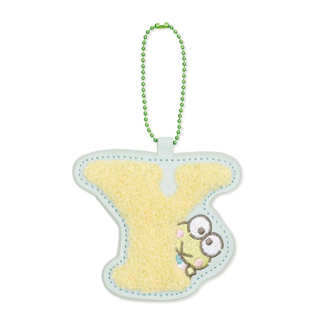 けろけろけろっぴ キーチェーン イニシャルホルダー 相良刺繍 Y サンリオ エムプラン プチギフト キャラクター グッズ メール便可 シネマコレクション