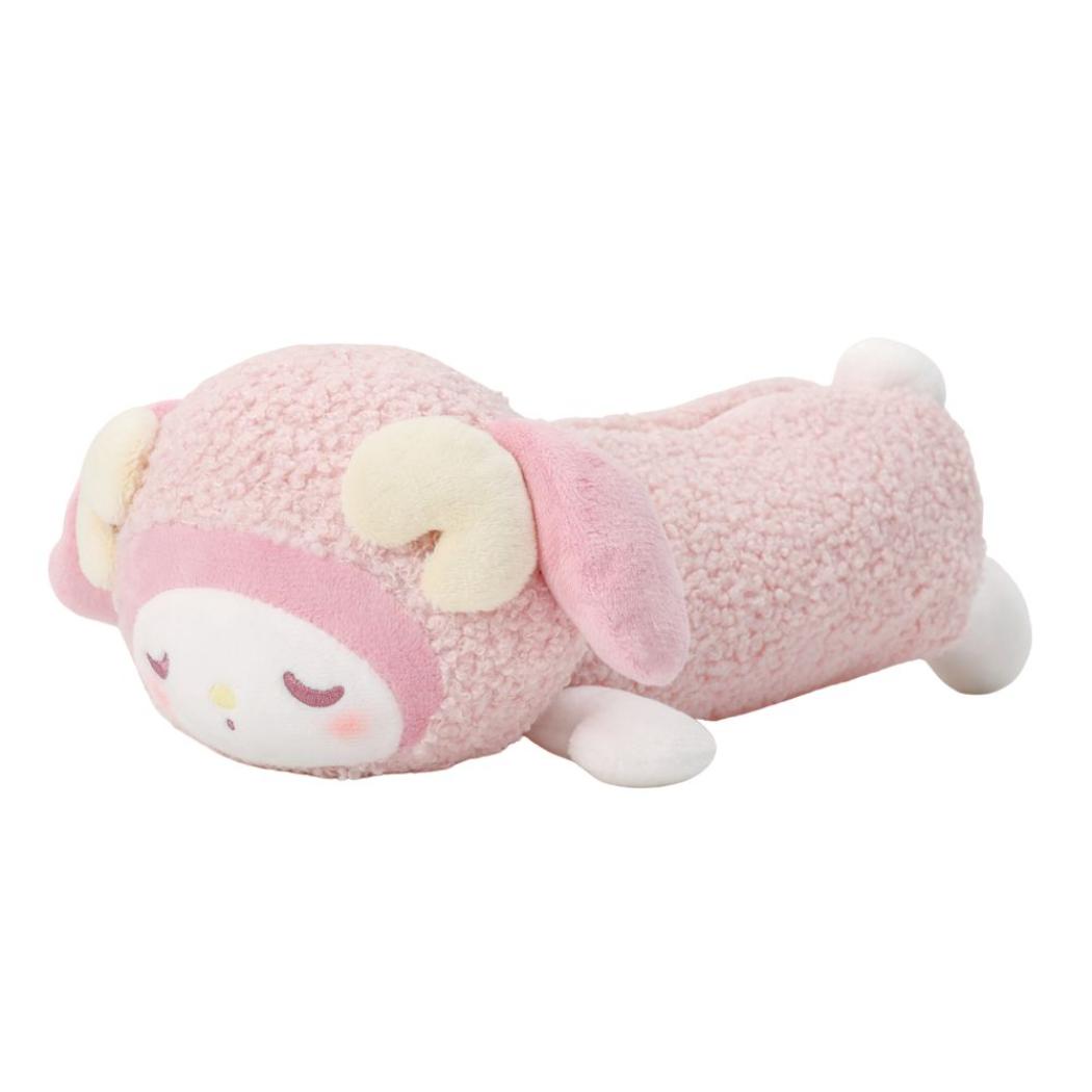 マイメロディ ペンポーチ ぬいぐるみペンケース おやすみひつじ サンリオ エムプラン 筆箱 新学期準備文具 キャラクター グッズ シネマコレクション