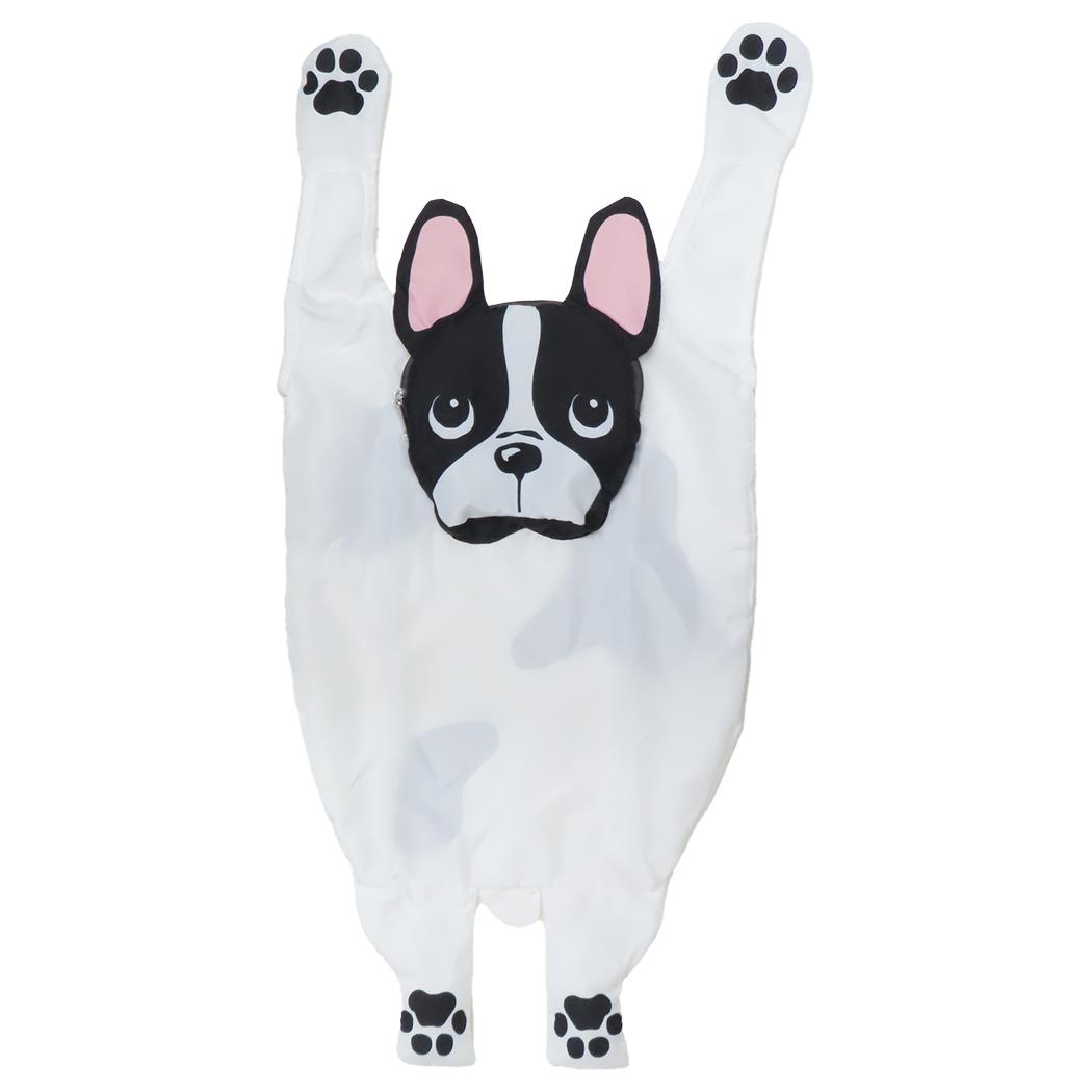 ワンダフルピース ショッピングバッグ エコバッグ ぶらんとフレンチブルドッグ 丸眞 お買い物かばん レジバッグ グッズ メール便可 シネマコレクション