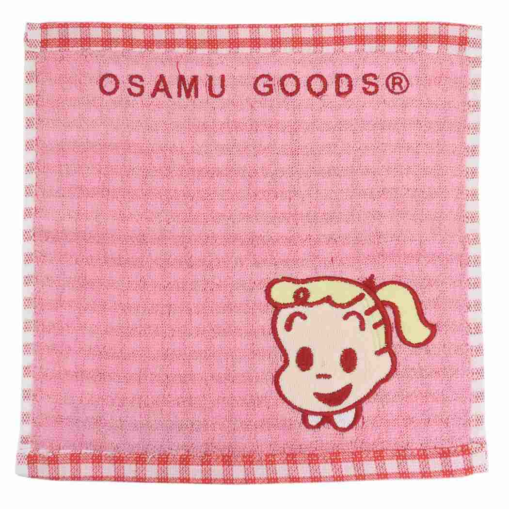 オサムグッズ ミニタオル ジャガードハンカチタオル オーガニックコットン パイルジル Osamu Goods 丸眞 汗拭きタオル キャラクター グッズ メール便可 シネマコレクション