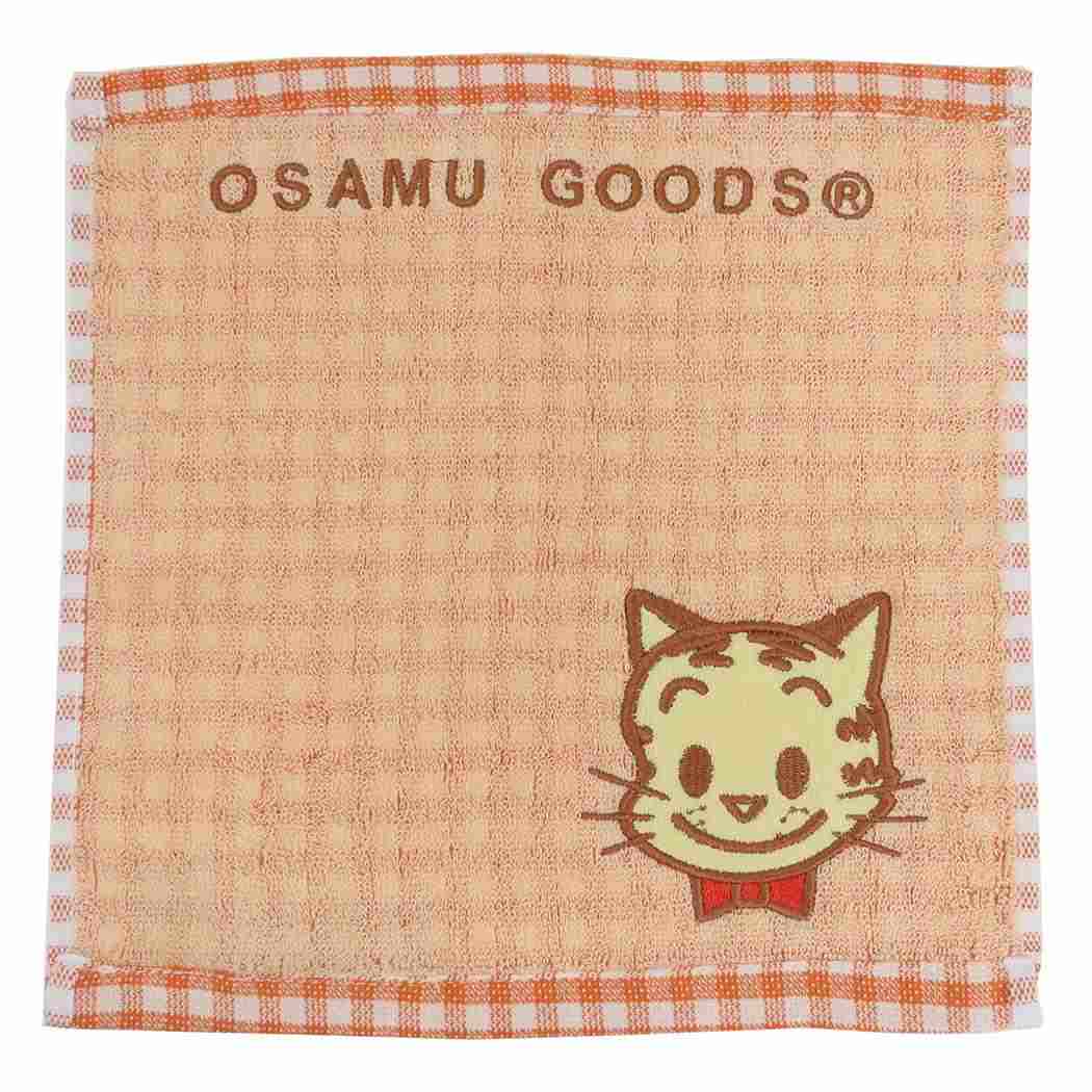 オサムグッズ ミニタオル ジャガードハンカチタオル オーガニックコットン パイルキャット Osamu Goods 丸眞 汗拭きタオル キャラクター グッズ メール便可 シネマコレクション