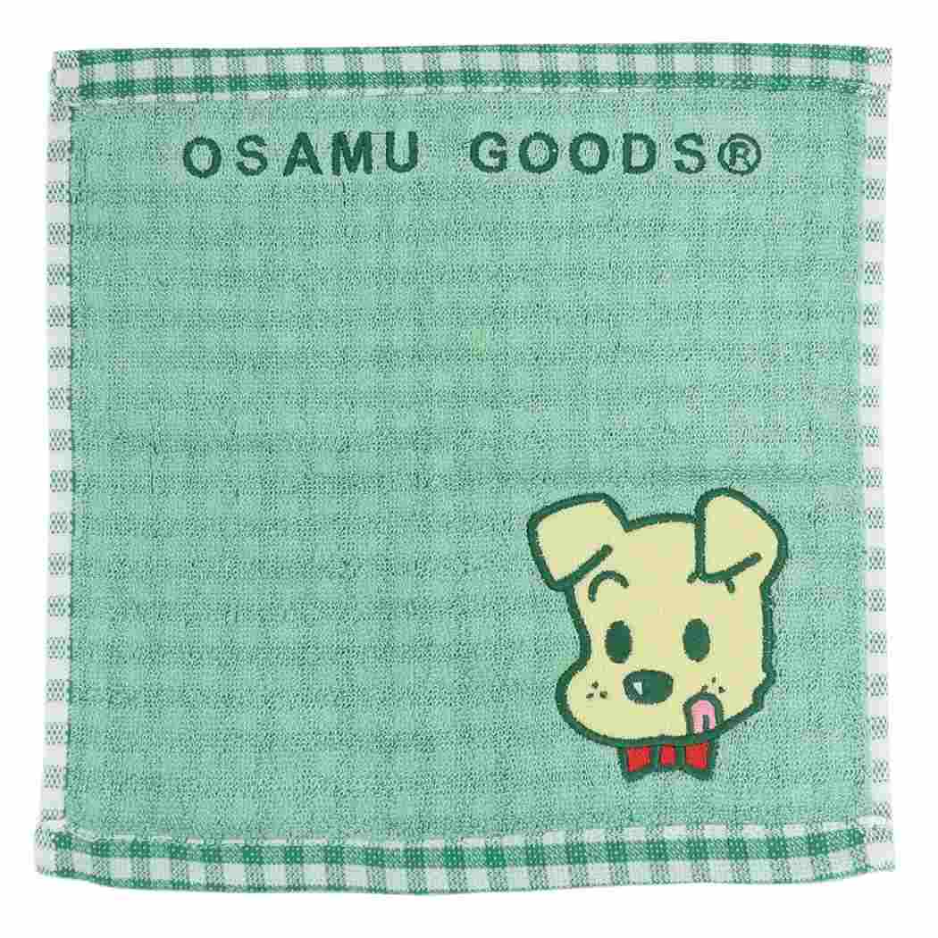 オサムグッズ ミニタオル ジャガードハンカチタオル オーガニックコットン パイルドッグ Osamu Goods 丸眞 汗拭きタオル キャラクター グッズ メール便可 シネマコレクション