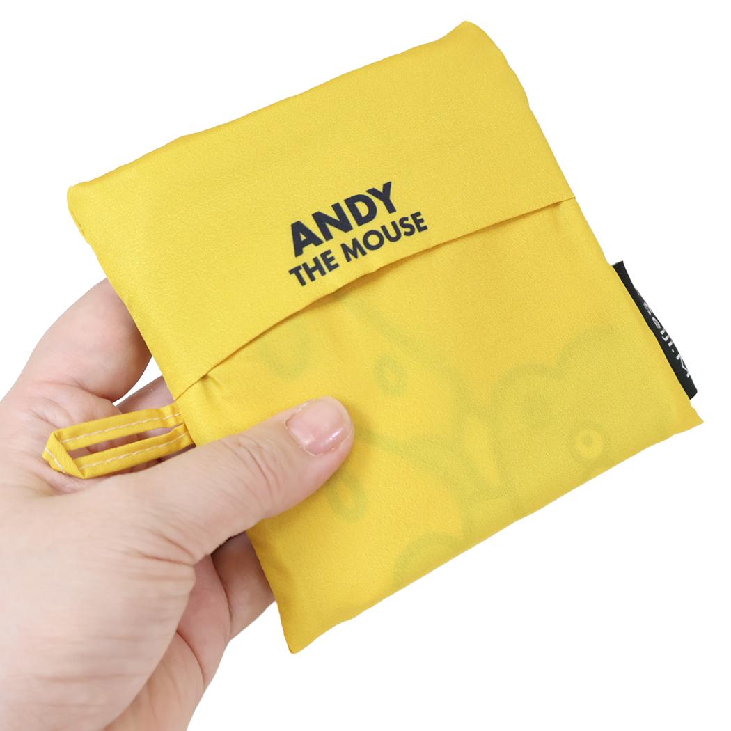 ねずみのANDY エコバッグ 折りたたみショッピングバッグ チーズの日 アンディ