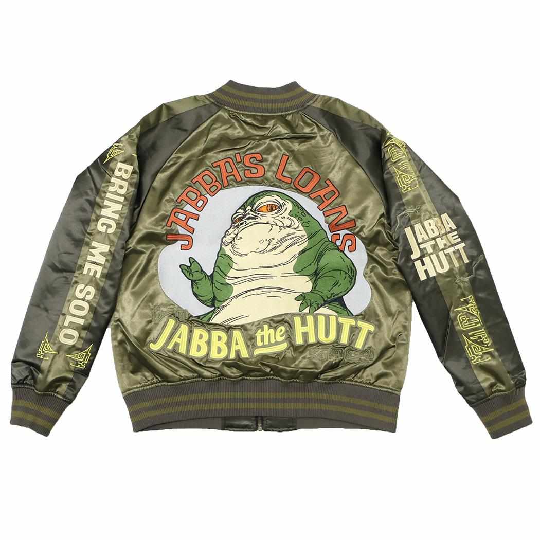 スターウォーズ アウター スカジャン L ジャバ ザ ハット STAR WARS 丸眞 メンズ レディース ユニセックス オーバーサイズ キャラジャン キャラクター グッズ シネマコレクション