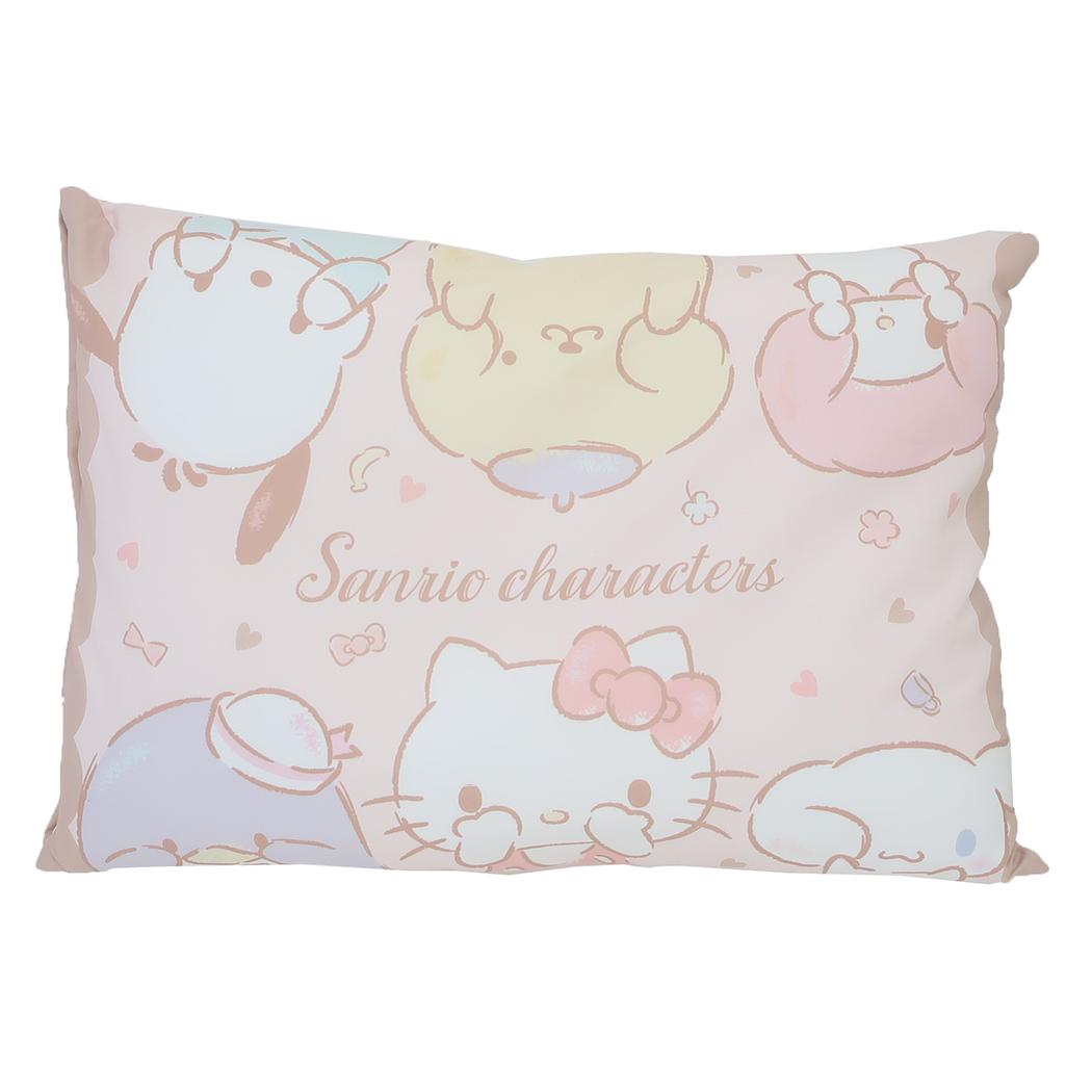 サンリオキャラクターズ 子供用まくら ジュニア枕 ちらっとキュートフレンズ サンリオ 丸眞 キッズ寝具 キャラクター グッズ シネマコレクション