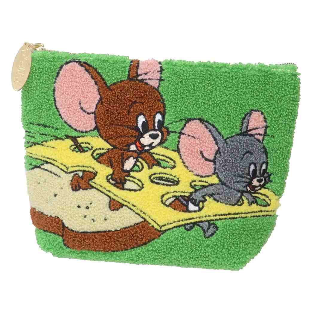 トム&ジェリー コスメポーチ ポーチ グリーンサンドウィッチ ワーナーブラザース 丸眞 小物入れ キャラクター グッズ メール便可 シネマコレクション