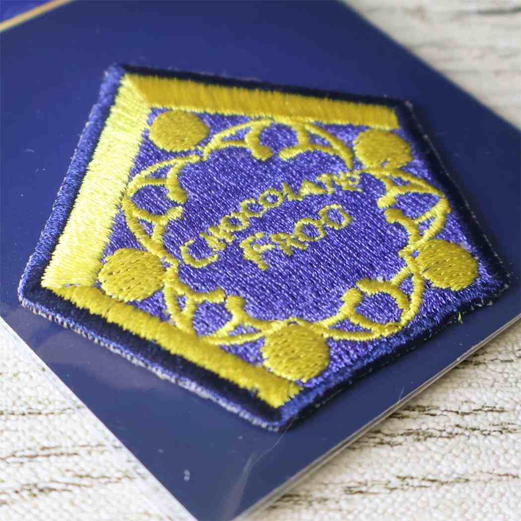 ハリーポッター ワッペン 刺繍ワッペン カエルチョコ パッチ ワーナーブラザース