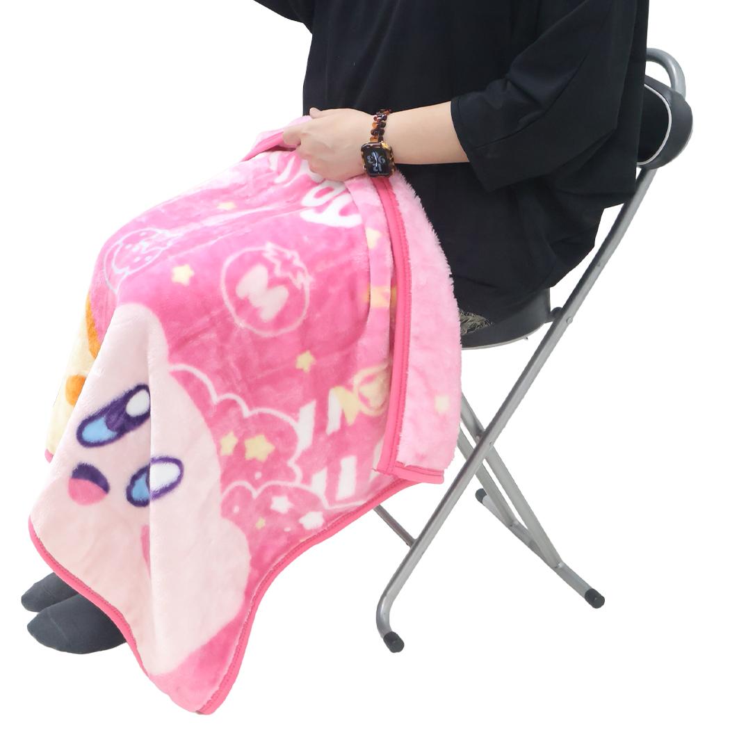 星のカービィ ひざ掛け毛布 ブランケット カービィとワドルディ