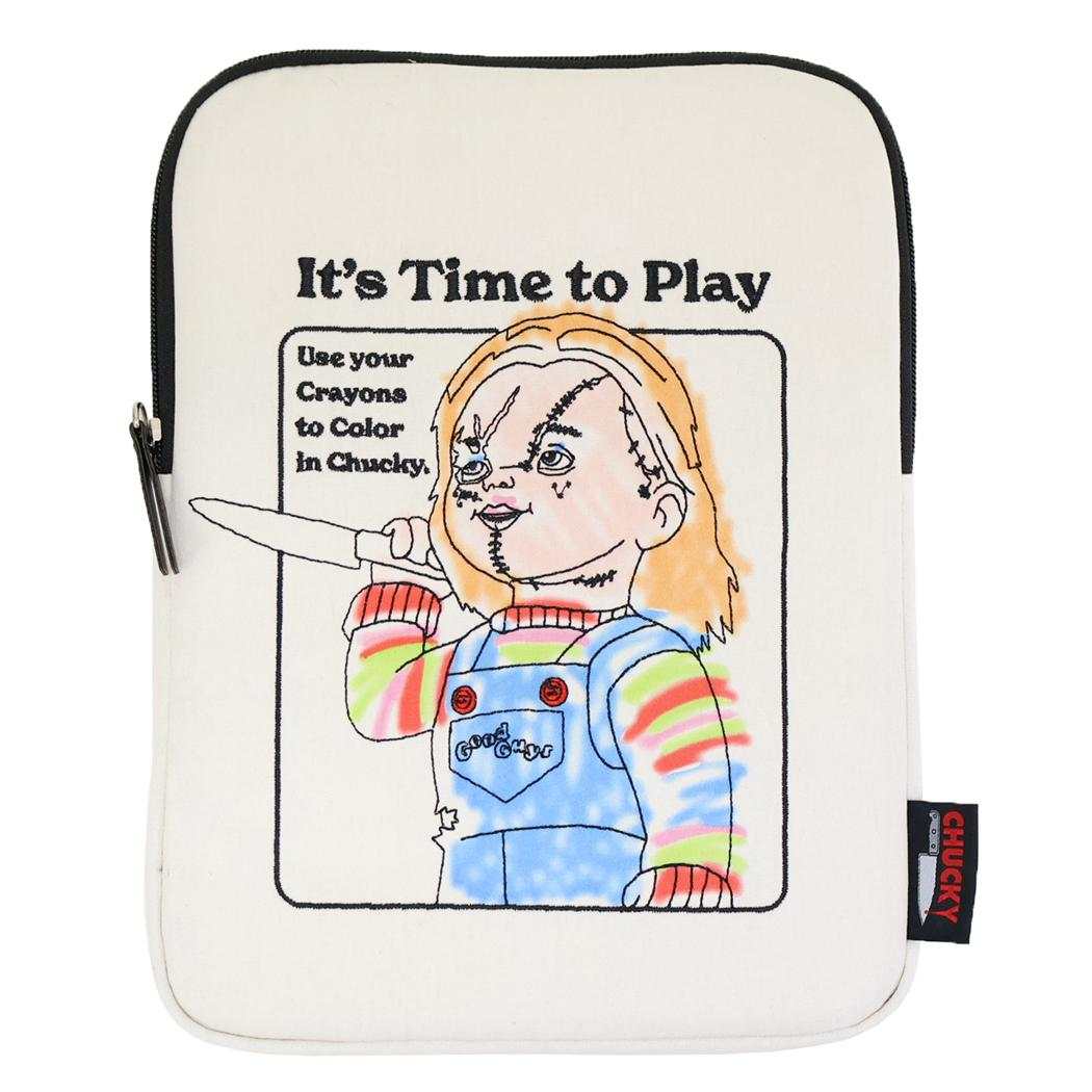 CHUCKY チャッキー ガジェットケース タブレットケース プレイトゥタイム 丸眞 タブレットポーチ タブレット入れ 映画キャラクター グッズ メール便可 シネマコレクション
