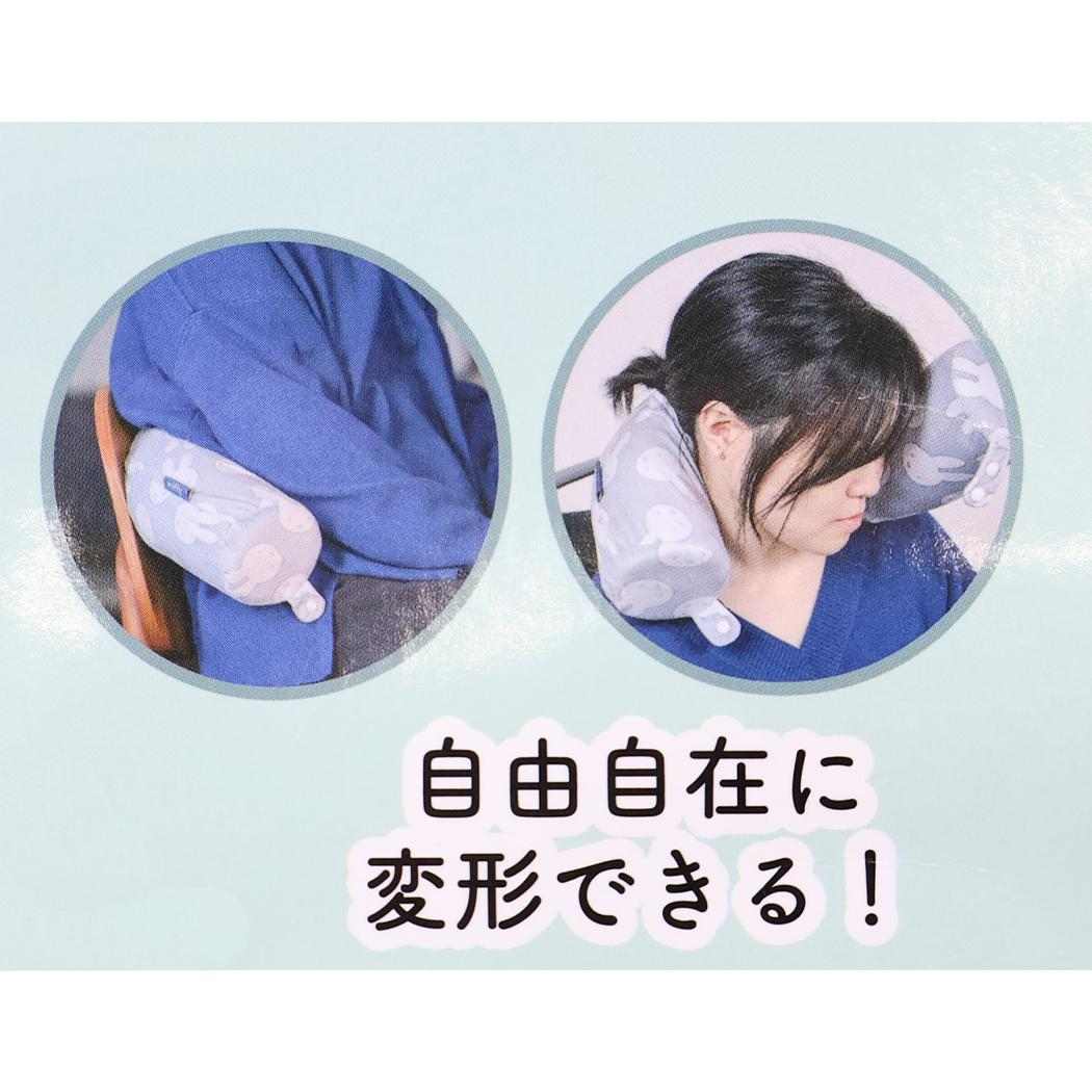 ミッフィー ネックピロー ネッククッション シンプルグレーパターン ディックブルーナ