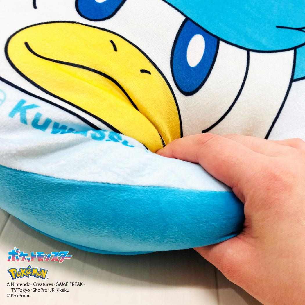 ポケットモンスター クッション もちもちフェイスクッション クワッス ポケモン モリシタ インテリア 先行販売商品 キャラクター グッズ