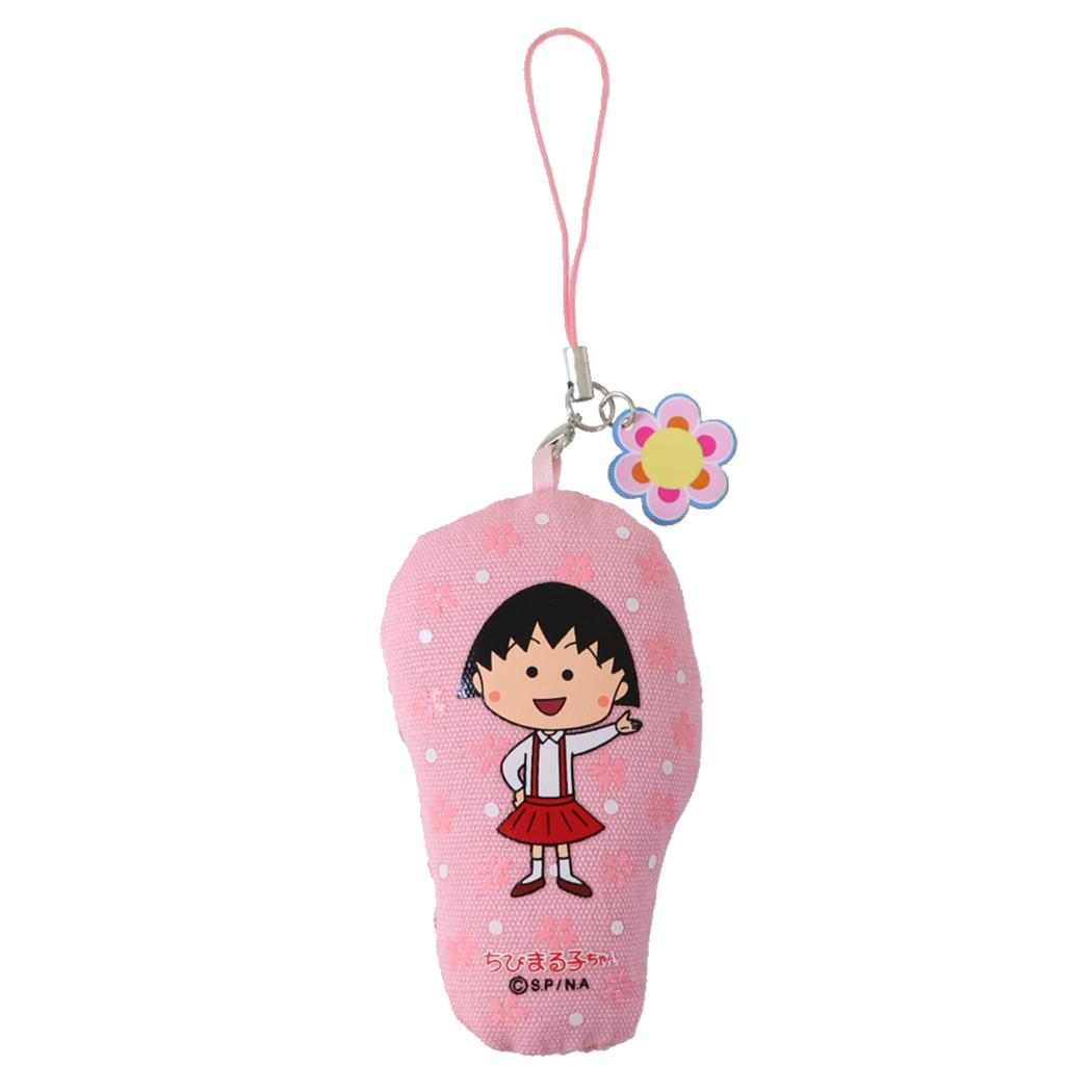 ちびまる子ちゃん スマホアクセ クリーナーストラップ まる子 内藤デザイン クリーナーマスコット アニメキャラクター グッズ メール便可 シネマコレクション