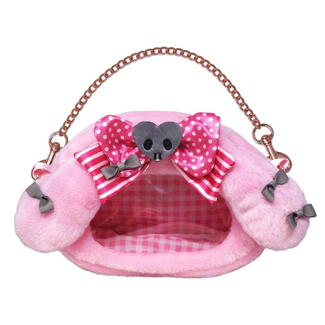 マイメロディ 推し活アイテム クリア窓付きポーチ My Melody & Kuromi 50th & 20th Anniversary サンリオ 内藤デザイン ぬいぐるみ用 ぬい活 キャラクター グッズ シネマコレクション