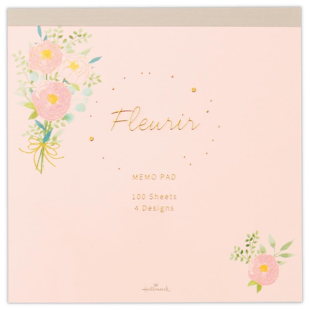 フルリール メモ帳 メモパッド FLピオニー 日本ホールマーク スクエアメモ メモ用紙 グッズ メール便可 シネマコレクション