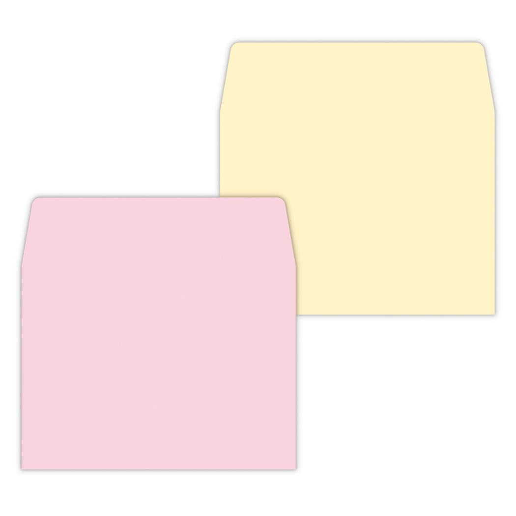 封筒 ひとことふたこと封筒 ひとことピンク&イエロー 日本ホールマーク ミニ封筒 ポチ袋 グッズ メール便可 シネマコレクション