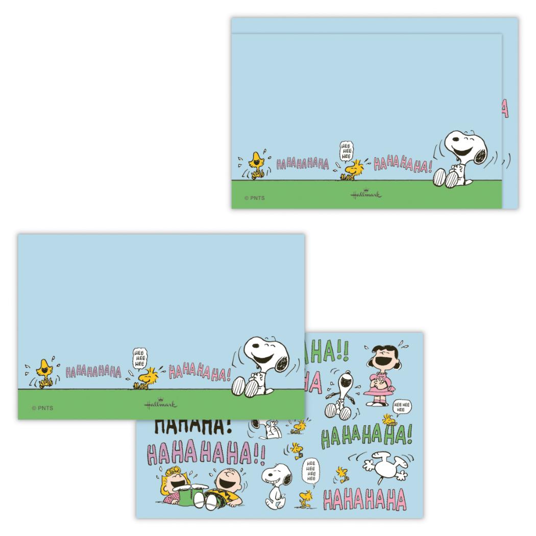 スヌーピー メッセージカード ミニメッセージカードセット Peanuts All Good SNAG ENJOY ピーナッツ 日本ホールマーク ミニカード ミニ封筒 キャラクター グッズ メール便可 シネマコレクション
