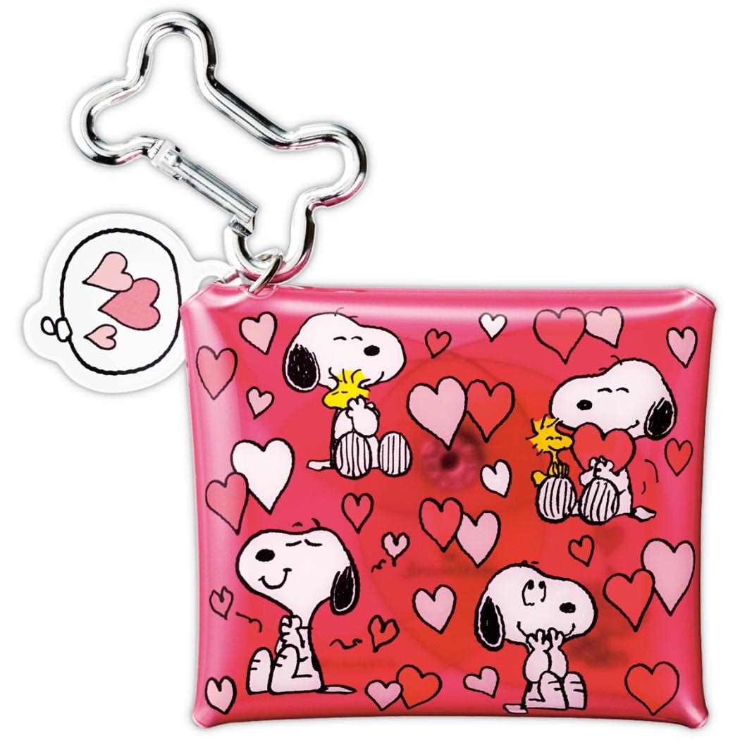 スヌーピー ミニポーチ マルチケース Peanuts All Good SNAG LOVE ピーナッツ 日本ホールマーク クリアポーチ 小物入れ キャラクター グッズ メール便可 シネマコレクション