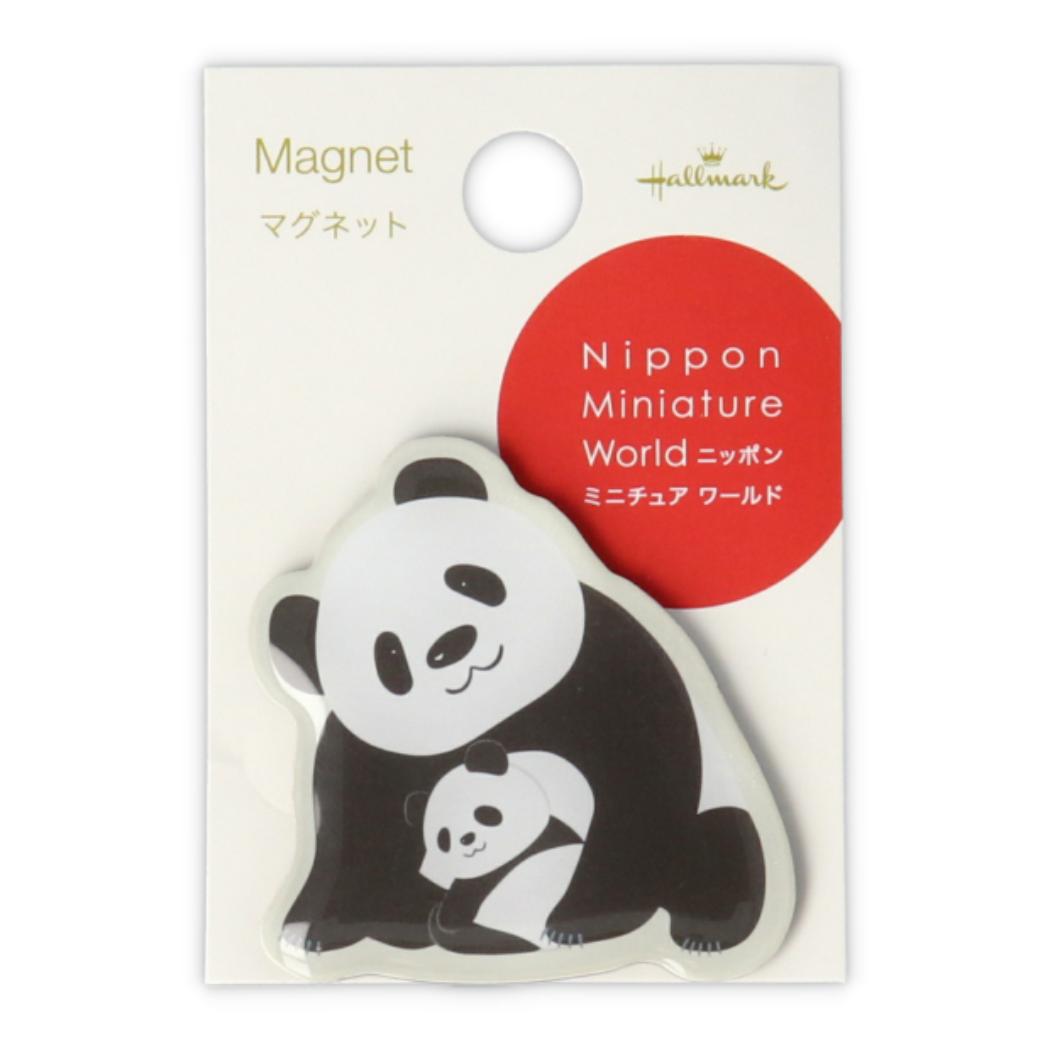 ニッポンミニチュアワールド 磁石 マグネット NMWパンダ2 日本ホールマーク インバウンド プチギフト グッズ メール便可 シネマコレクション