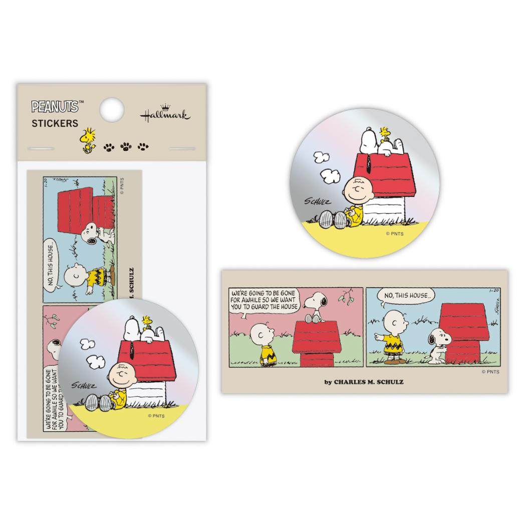 スヌーピー ステッカー キャラクター シール Happiness is Red HOUSE ピーナッツ 日本ホールマーク デコレーション キャラクター グッズ メール便可 シネマコレクション