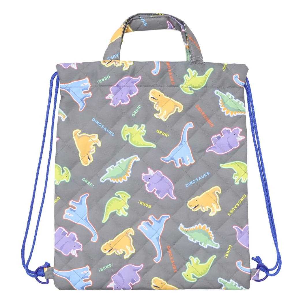 体操服かばん キルトナップサック 恐竜 新入学 ニシオ 新学期準備雑貨 キルティングナップザック グッズ メール便可 シネマコレクション