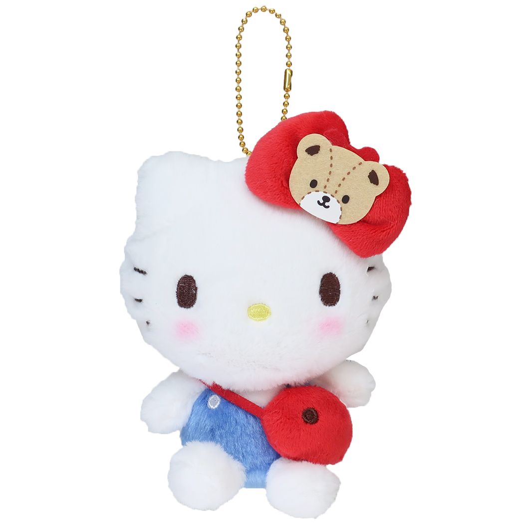 ハローキティマスコットミニぬいぐるみボールチェーンおともだちコーデサンリオナカジマプレゼントキャラクターグッズシネマコレクション