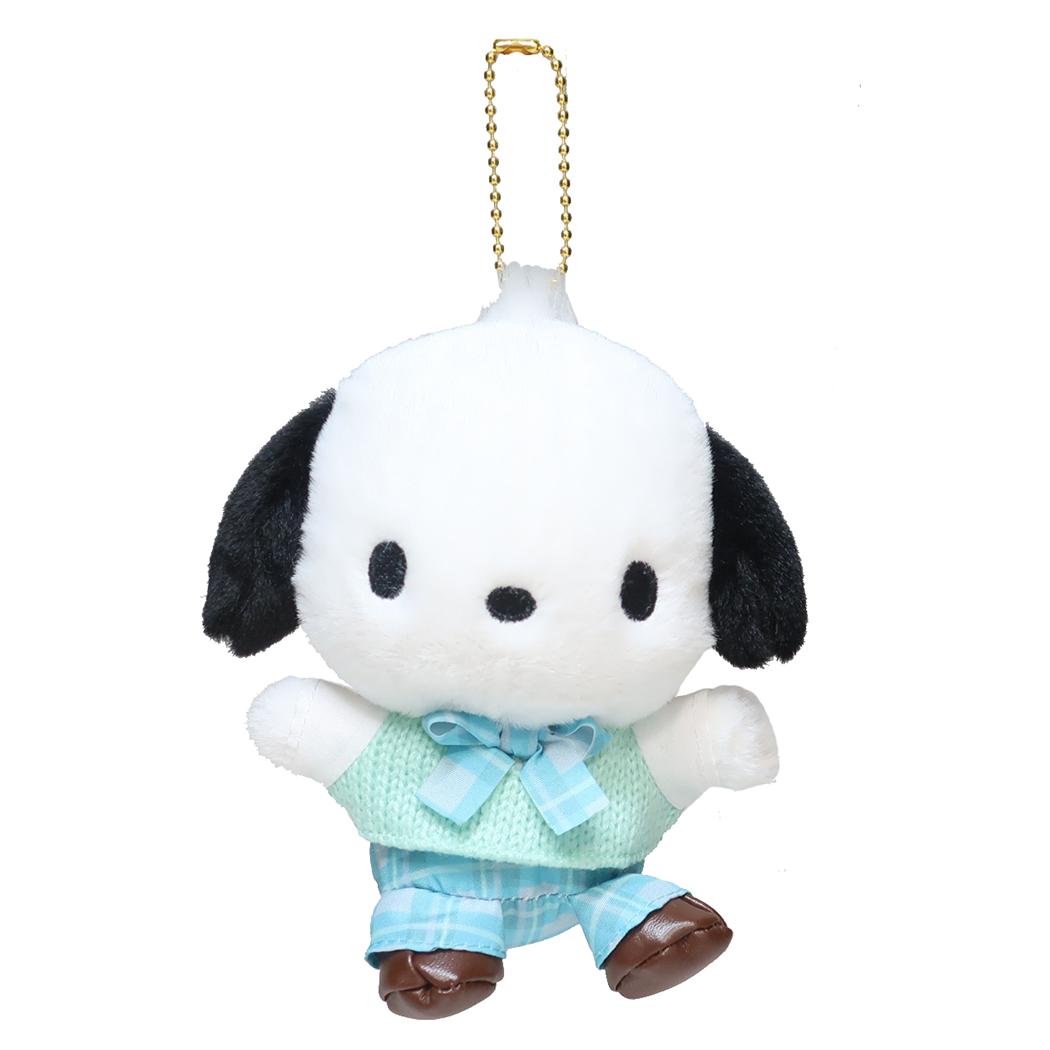 サンリオキャラクターズ マスコット レトロ制服 ミニぬいぐるみボールチェーン ポチャッコ サンリオ ナカジマ かわいい プレゼント キャラクター グッズ シネマコレクション