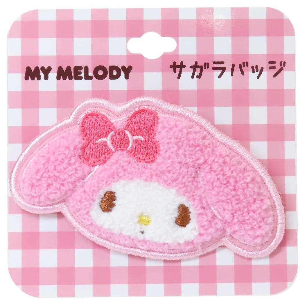 マイメロディ バッジ サガラバッジ サンリオ ナカジマ 相良刺繍 安全ピン キャラクター グッズ メール便可 シネマコレクション