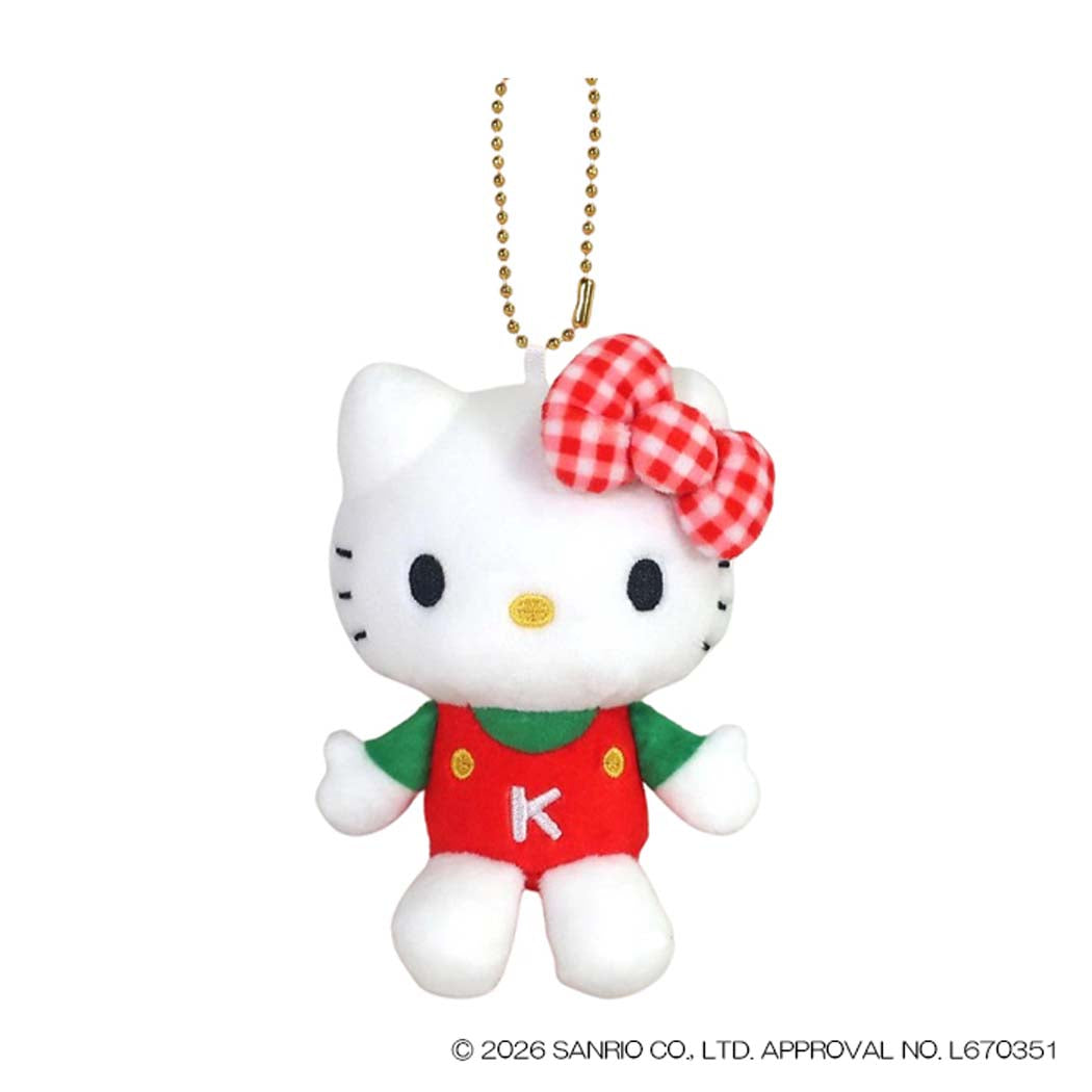 ハローキティ マスコット ミニぬいぐるみボールチェーン スタンダード RD サンリオ ナカジマ プレゼント キャラクター グッズ シネマコレクション