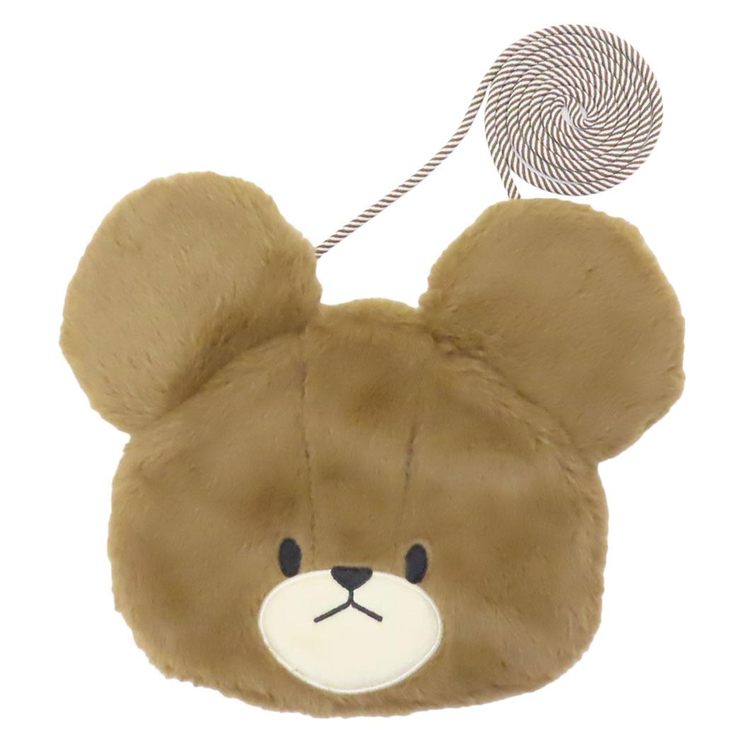 くまのがっこう ミニショルダーバッグ ぬいぐるみサコッシュ ナカジマ 斜め掛け 絵本キャラクター グッズ メール便可 シネマコレクション