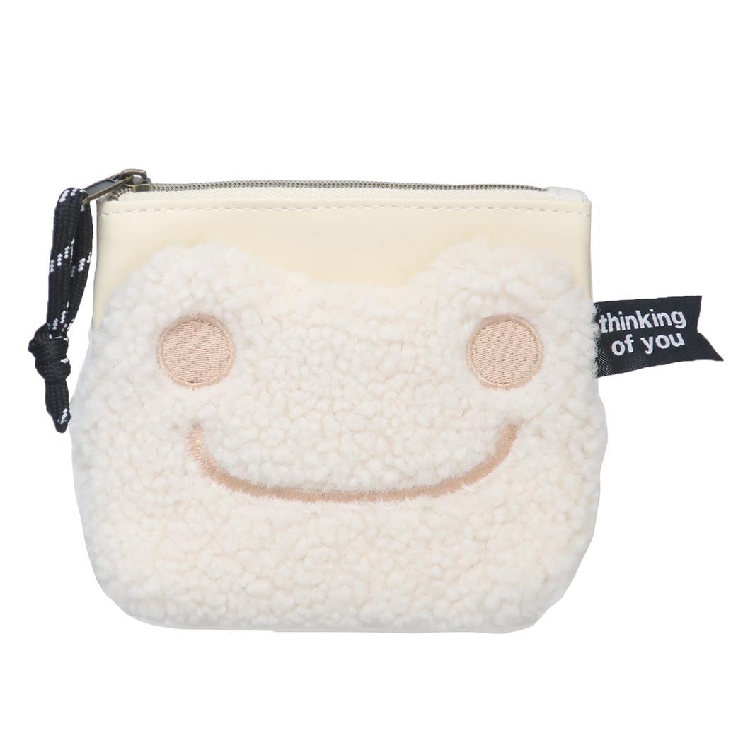かえるのピクルス ミニポーチ ティッシュポーチ もこフェイス ナカジマ 小物入れ キャラクター グッズ メール便可 シネマコレクション