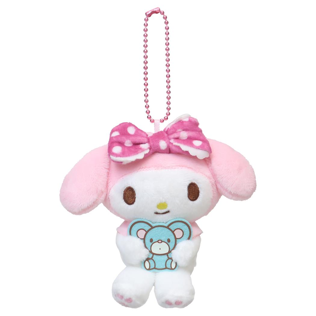 マイメロディ マスコット ミニぬいぐるみボールチェーン ドットリボン サンリオ ナカジマ プレゼント キャラクター グッズ シネマコレクション