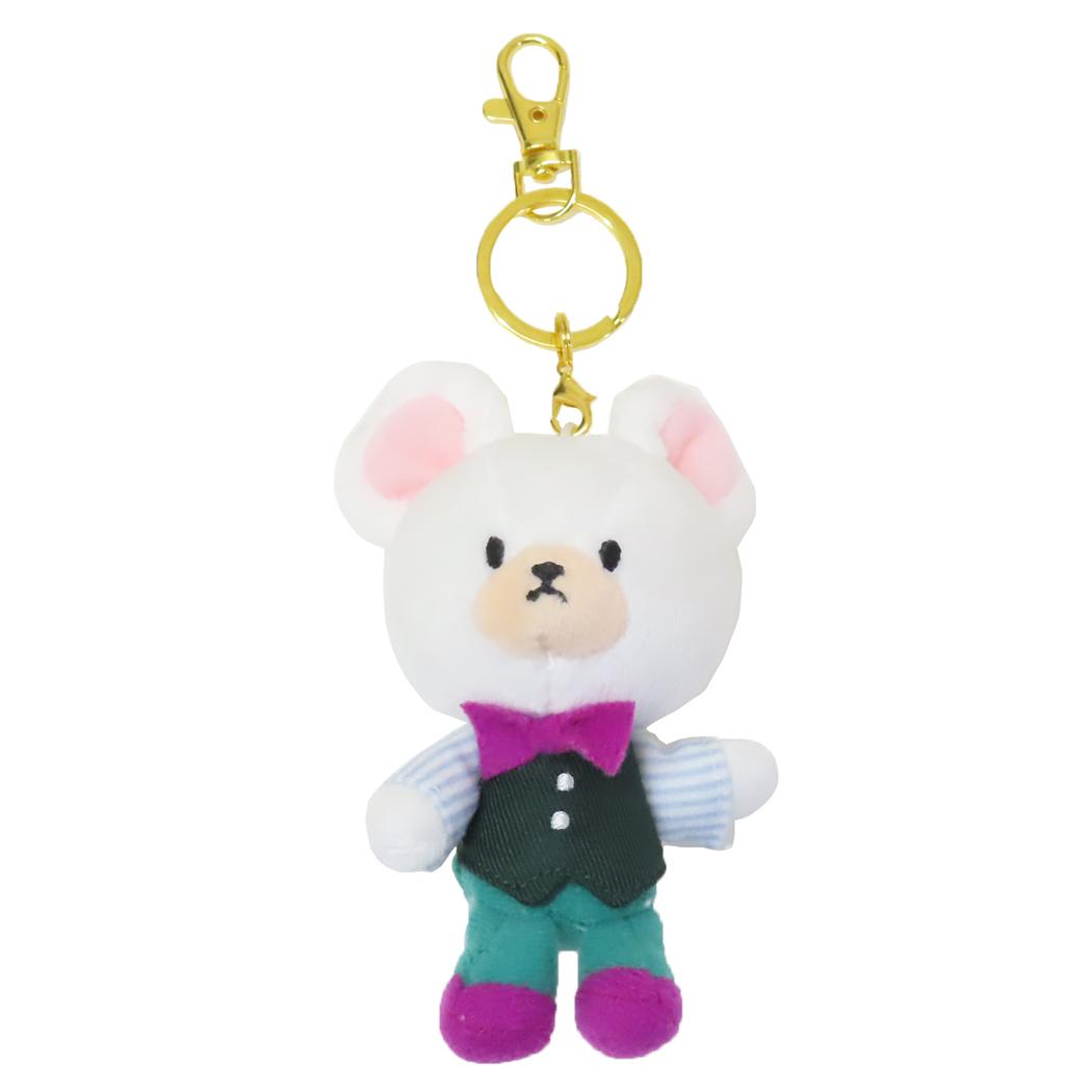 くまのがっこう マスコット チャームマスコット プレゼントフォーミー デイビッド ナカジマ ミニぬいぐるみ 絵本キャラクター グッズ シネマコレクション