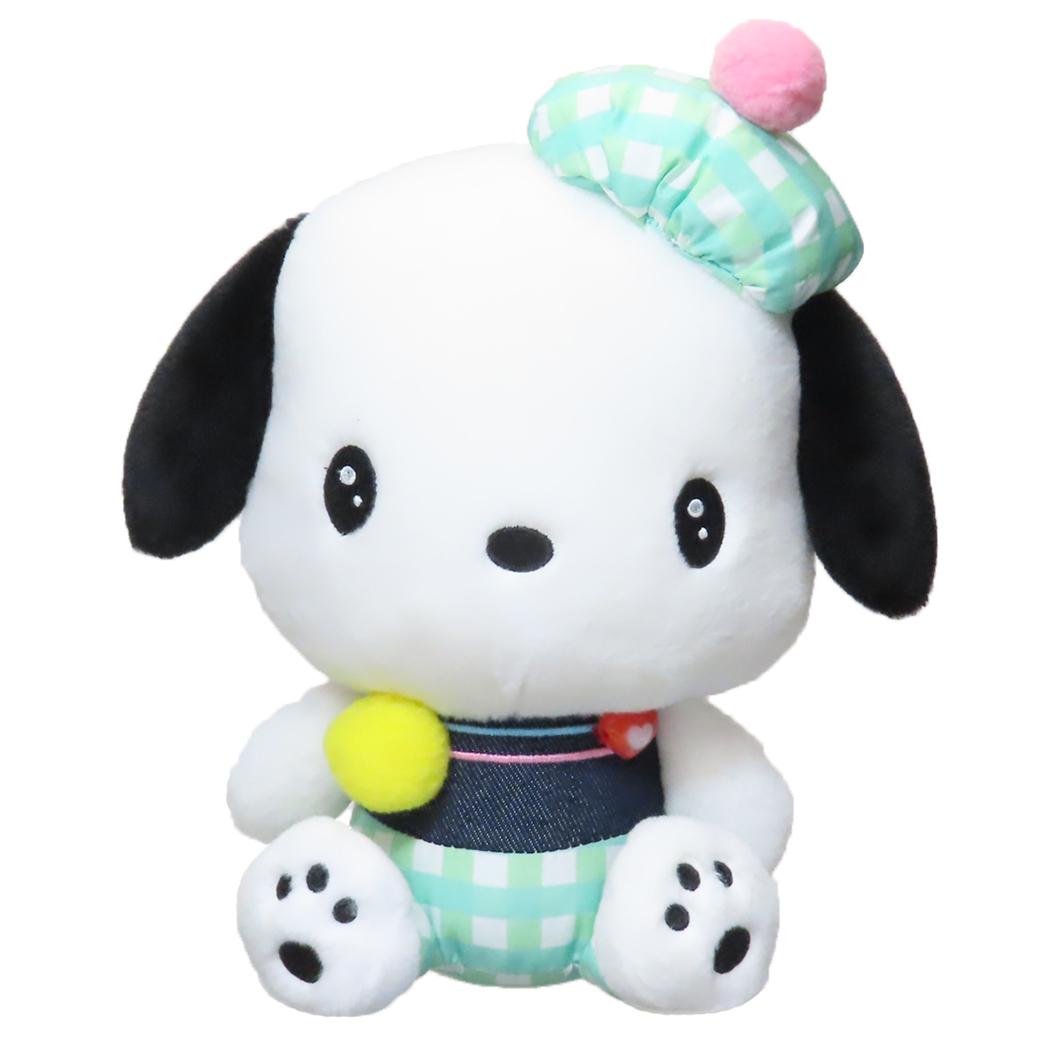 ポチャッコ ぬいぐるみ プラッシュドールS ギンガムデニム サンリオ ナカジマ プレゼント キャラクター グッズ シネマコレクション