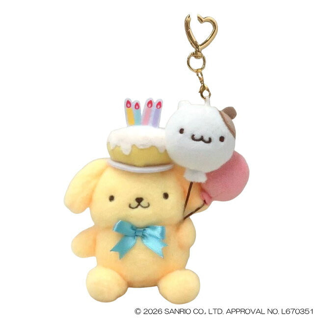 ポムポムプリン ぬいぐるみ 30周年 フェア マスコット サンリオ ナカジマ