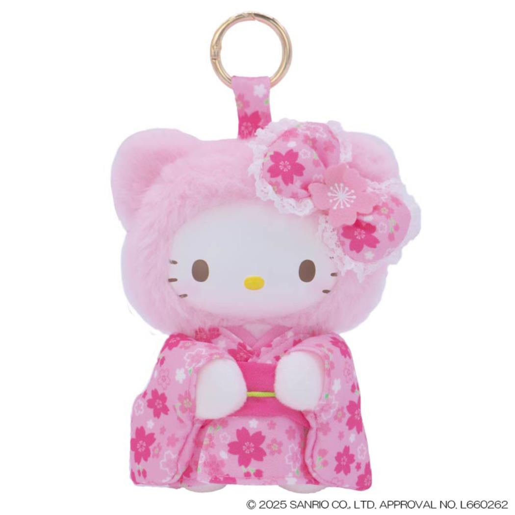 ハローキティ マスコット ファインフェイスミニ 桜ベア サンリオ ナカジマ