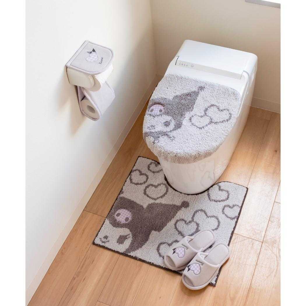 サンリオキャラクターズ トイレ用品 トイレフタカバー シュシュ クロミ Sanrio オカ