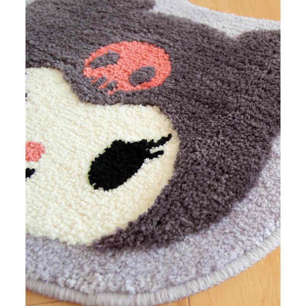 サンリオキャラクターズ フロアマット 洗えるマット クロミ Sanrio オカ