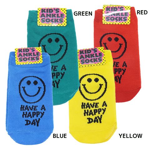 HAVEAHAPPYDAY子供用靴下キッズアンクルソックスオクタニコーポレーション13~18cmかわいいファッション雑貨グッズ通販シネマコレクション