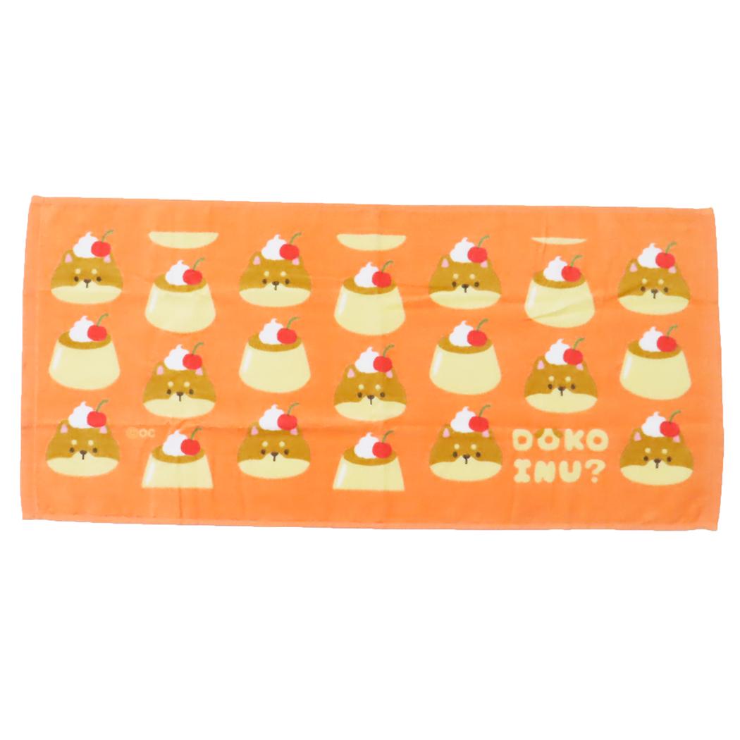 フェイスタオル TOWEL ロングタオル ドコイヌ プリン オクタニ おもしろタオル 面白雑貨 グッズ メール便可 シネマコレクション