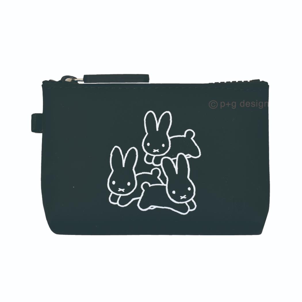 ディックブルーナ ミニポーチ NUU small ヌウスモール ブラック ピージーデザイン シリコンポーチ 小物入れ 絵本キャラクター グッズ シネマコレクション