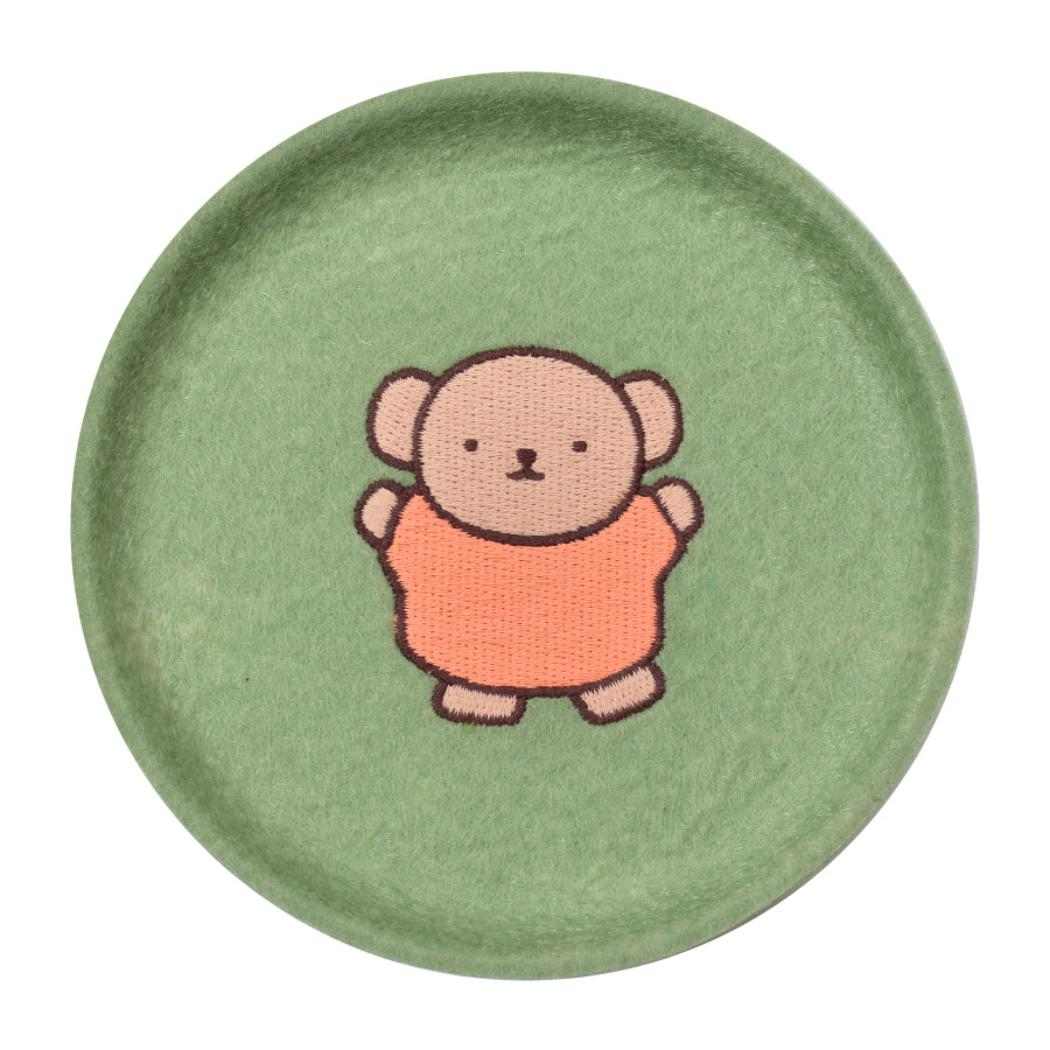 ミッフィー 収納用品 PUPU FELT ププフェルト トレイ ボリス グリーン ディックブルーナ ピージーデザイン アクセサリートレイ 絵本キャラクター グッズ メール便可 シネマコレクション