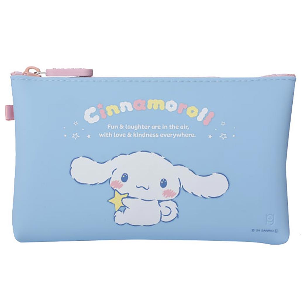 シナモロール コスメポーチ NUU ヌウ サンリオ ピージーデザイン シリコンポーチ 小物入れ キャラクター グッズ シネマコレクション