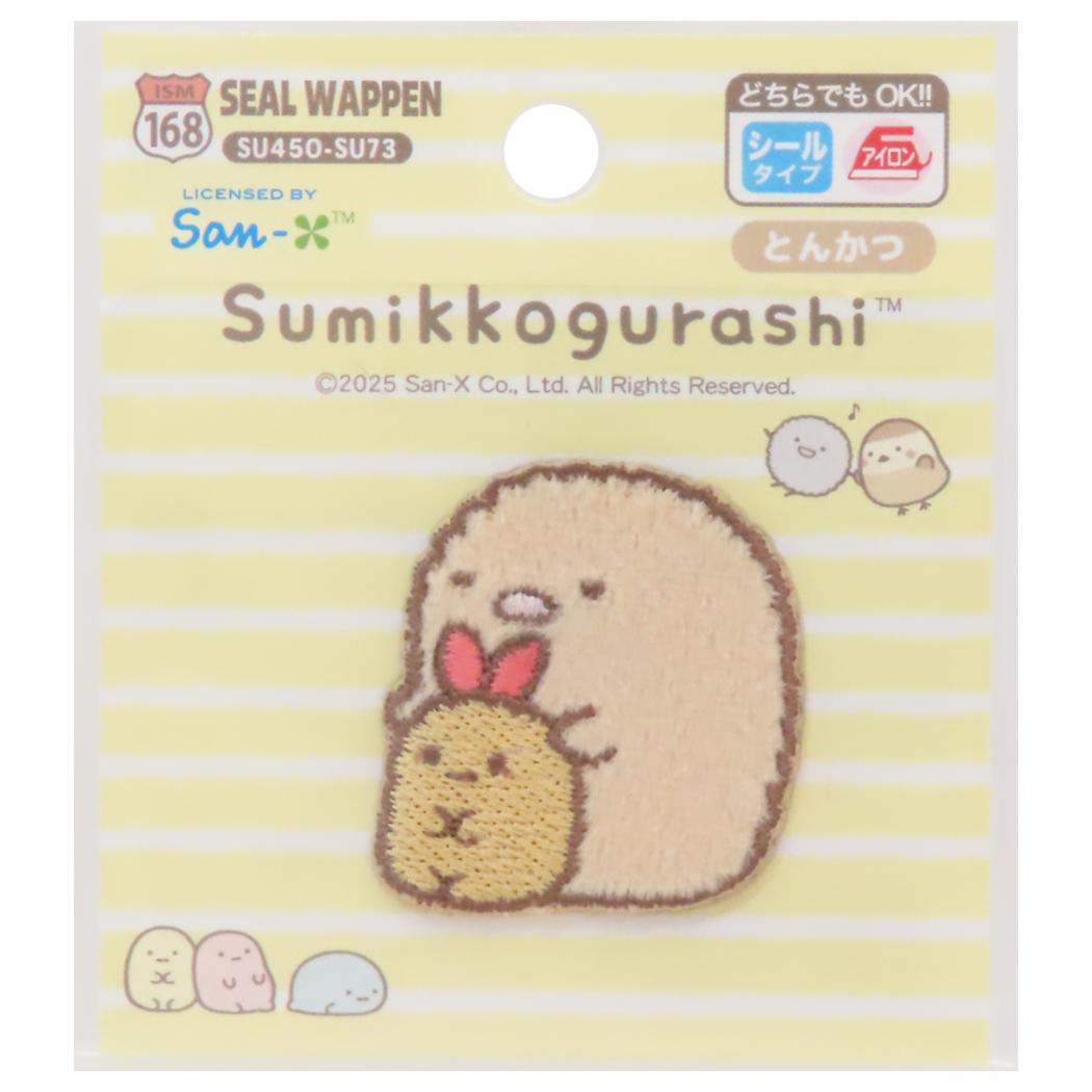 すみっコぐらし アイロンパッチシール シールワッペン とんかつ サンエックス パイオニア 手芸用品 キャラクター グッズ メール便可 シネマコレクション